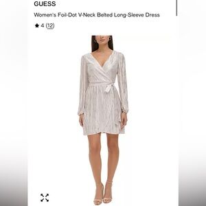 Guess NWT Foil Mini Dress